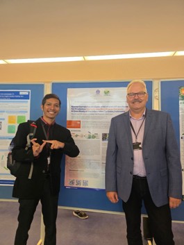 Poster Spatial Correlation Analysis of NDVI and LST milik Universitas Terbuka di IWGM 2026