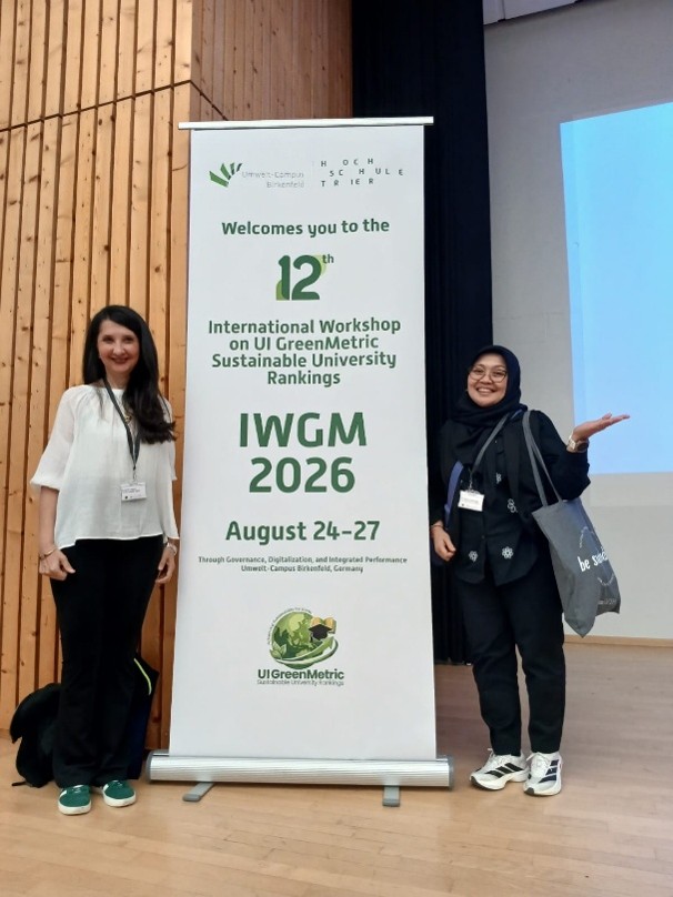 Banner IWGM 2026 di Umwelt-Campus Birkenfeld, Jerman