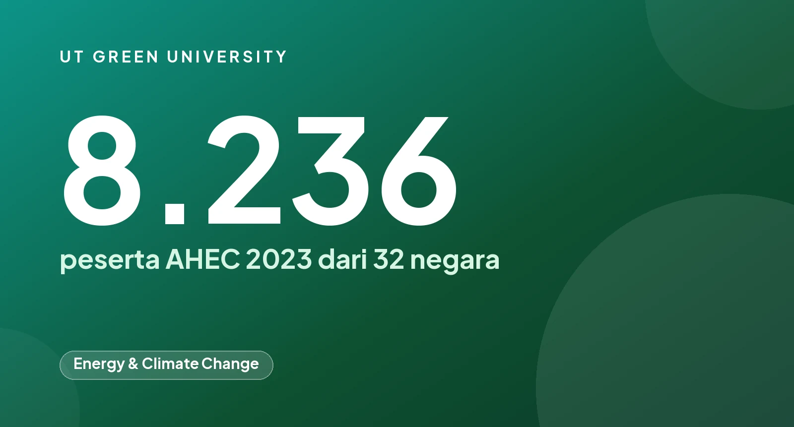 Kepemimpinan Ekologis Universitas Terbuka: Wujudkan Bukti Nyata SDGs dari Konservasi Alam, Pemberdayaan Pelosok Desa, Hingga Forum Global